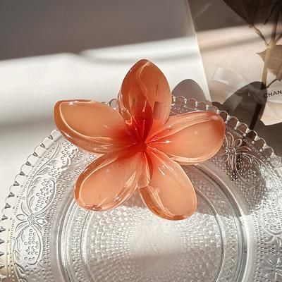 Large Boho Flower Hair Claw Clips For Women, Stylish Hairpins & Barrettes For Beach & Everyday Wear 2