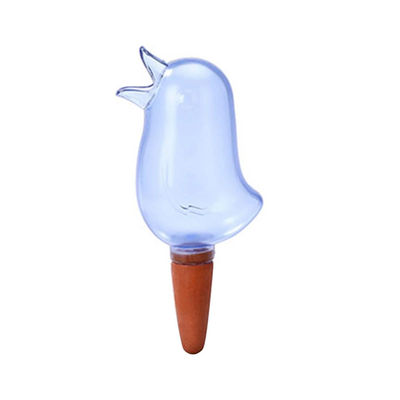 Plastic Bird Plant Waterer Blue