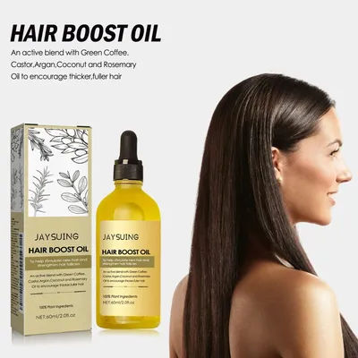 Rosemary Hair Boost Oil Strengthen Thicken Smooth Hair Improve Frizz Prevent Baldness Nourishing Scalp Repair Dense Hair Serum