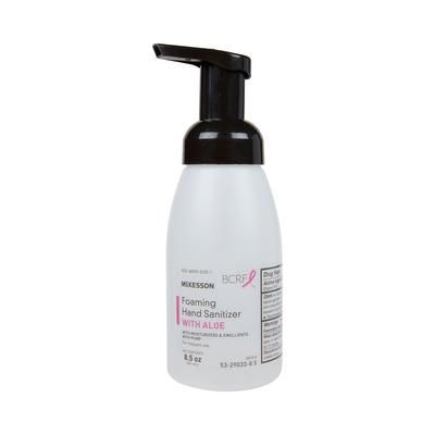 McKesson Hand Sanitizer with Aloe 8.5 oz. Ethyl Alcohol Foaming Pump Bottle (937917_EA)