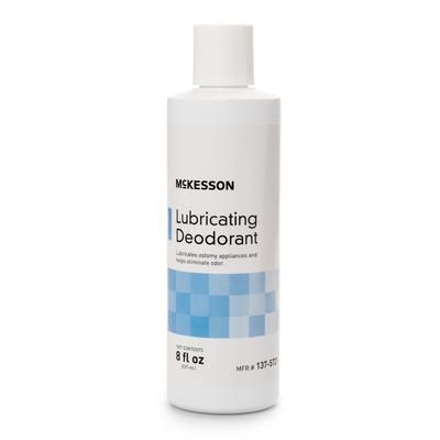 McKesson Lubricating Ostomy Appliance Deodorant Lubricating, 8 oz., Squeeze Bottle, Unscented (1081293_EA)