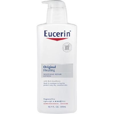 Eucerin Original Hand and Body Moisturizer 16 oz. Pump Bottle Unscented Lotion (348219_EA)