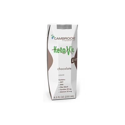 KetoVie 4:1 Oral Supplement Chocolate Flavor Liquid 8.5 oz. Carton (1100362_CS)