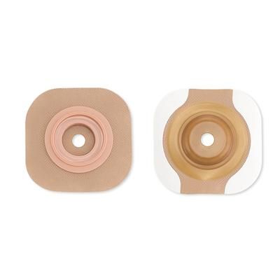 New Image CeraPlus Ostomy Barrier Precut, Extended Wear Adhesive Tape Borders 57 mm Flange Red Code System 1-1/8 Inch Opening (970795_EA)