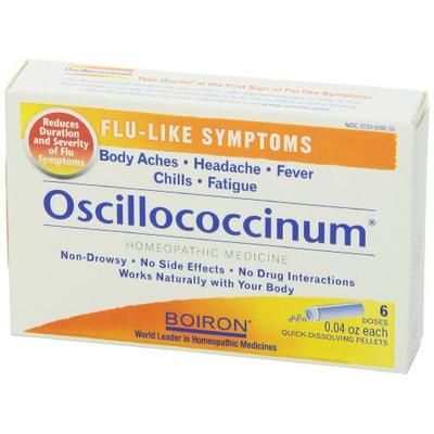 Oscillococcinum Cold and Cough Relief 200 CK HPUS Strength Sublingual Pellet 6 per Box (833210_EA)