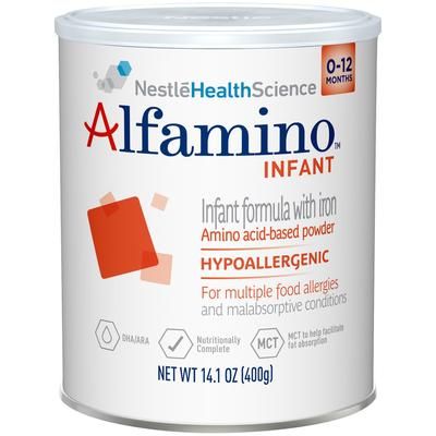 Alfamino Infant Formula Unflavored 14.1 oz. Can Powder Amino Acid Food Allergies (984025_CS)