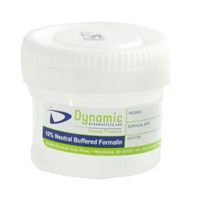 Prefilled Formalin Container 20 mL Fill in 40 mL (1.35 oz.) Screw Cap Patient Information NonSterile (1193635_BX)