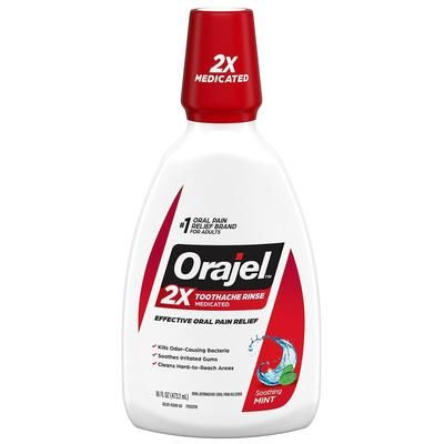 Orajel Oral Pain Relief Liquid 16 oz. (1231271_EA)