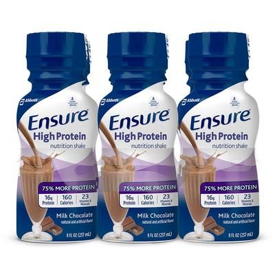 Ensure High Protein Shake Oral Supplement Milk Chocolate Flavor Liquid 8 oz. Bottle (984042_PK)