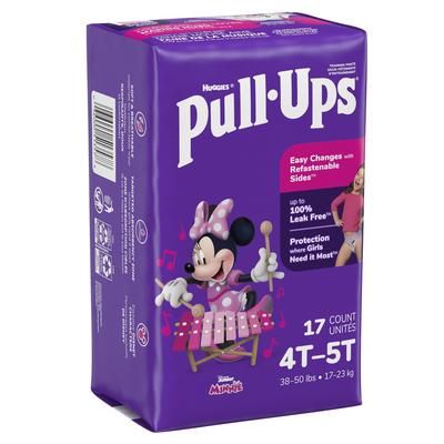 Pull-Ups Female Toddler Training Pants Size 4T to 5T Disposable Moderate Absorbency (1160321_CS)