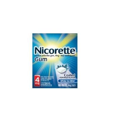Nicorette Stop Smoking Aid 4 mg Strength Gum (1106215_BX)
