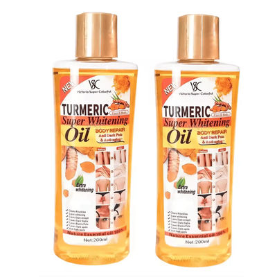 Turmeric Essential Oil Massage & Skincare Blend Brightening Body And Face Oil For Radiance And Renewal a 2 Pcs