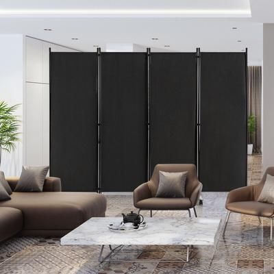 4 Panel Folding Room Divider Privacy Screen With Lockable Wheels 6ft Portable Partition For Home & Office 4 Panel Folding Room Divider Privacy Screen With Lockable Wheels 6ft Portable Partition For Home & Office
