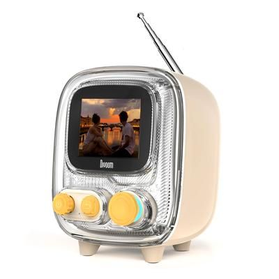 Mini Retro White Noise Bluetooth Speaker, Portable Vintage Sleep Aid Speaker, High Quality Subwoofer, Home Decor Gift white