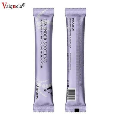 Moisturizing Jelly Mask Powder For Face Care And Whitening 5pcs Lavender