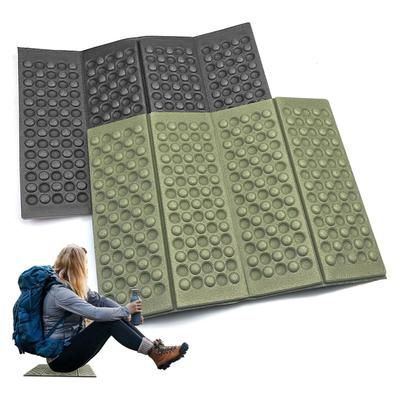 Outdoor Seat Cushion, Waterproof & Foldable Thermal Mat For Picnics, Sports & Garden Use Portable Comfort green