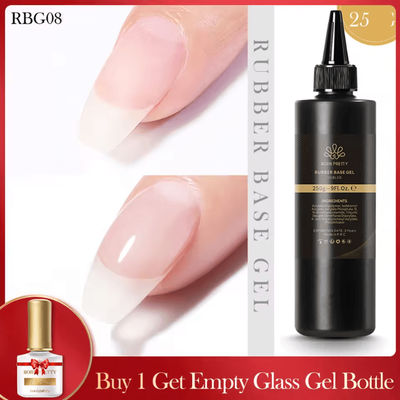 BORN PRETTY 10 In 1 Glue Gel Nail Polish With Rubber Base And Super Bright Top Coat matte Top Coat