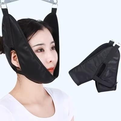 Neck Stretcher Harness For Cervical Traction And Pain Relief black