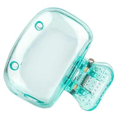 Travel Toothbrush Head Covers, Protective Snap On Clip For Hygiene & Portability sky Blue