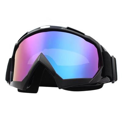 Windproof Motorcycle Glasses Anti Fog Sport Sunglasses For Cycling, Snowboarding & Dirt Bike Riding black Blue