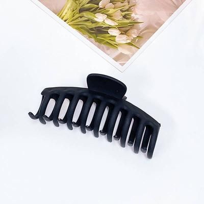 Acrylic Shark Clip Hair Claws French Inspired Hair Jewelry For Women black 2