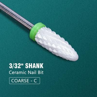 Electric Manicure Drill Bit Set By Dmoley, Ceramic Nail Burr Cutter For Acrylic Nails, Pedicure Tools, And Gel Polish 6