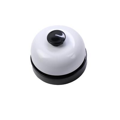Multifunctional Hand Press Bell, Great For Noting Meals, Getting Attention & More white