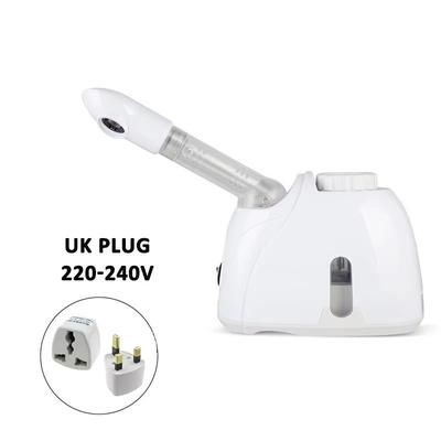 Ozone Facial Steamer With Warm Mist Deep Cleaning Skin Care Humidifier For Home Spa & Salon Use uk Plug