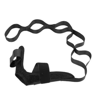 Yoga Leg Stretching Band, Professional Flexibility Stretcher For Rehabilitation, Fitness & Plantar Fasciitis Relief black