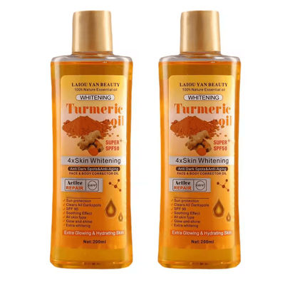 Turmeric Essential Oil Massage & Skincare Blend Brightening Body And Face Oil For Radiance And Renewal b 2 Pcs