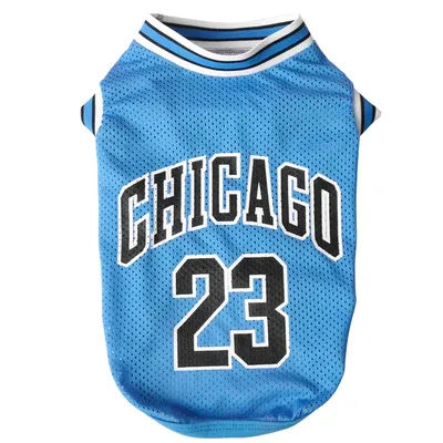 Basketball Jersey Dog Shirts, Lightweight Mesh Sportswear For Puppies & Cats, Breathable Summer Pet Clothing blue 4xl