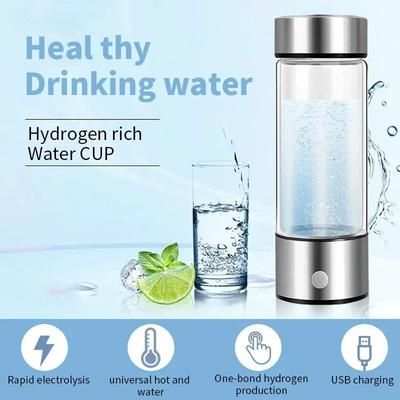 Hydrogen Oxygen Water Cup Inhalation Device, Dual Chamber SPE PEM Water Bottle Ionizer For Better Health & Hydration Hydrogen Oxygen Water Cup Inhalation Device, Dual Chamber SPE PEM Water Bottle Ionizer For Better Health & Hydration