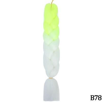 Jumbo Braid Hair Extensions, Ombre Kanekalon Synthetic Yaki Braids For Women, DIY Braiding Hair In Multiple Colors zitong a30 24inches