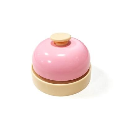 Multifunctional Hand Press Bell, Great For Noting Meals, Getting Attention & More pink