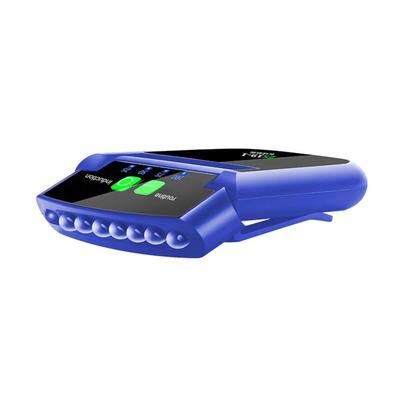 Mini LED Headlamp Clip On Cap Hat Light, USB Rechargeable Head Torch For Fishing, Camping, And Outdoor Activities blue