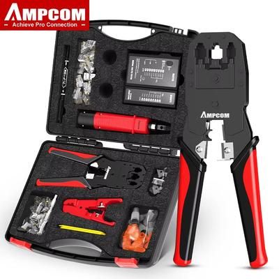 ProFix 12 In 1 Ethernet Cable Crimper And LAN Cable Tester Set am388 With Box