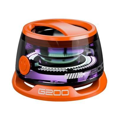 Magnetic Portable Bluetooth Speaker Mini RGB Sound Box, Bluetooth 5.3, HD Stereo, Multifunctional & Travel Friendly orange