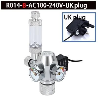 DIY Aquarium CO2 Regulator Kit With Electromagnetic Valve & Bubble Counter Precise CO2 Control For Fish Tanks r104 b uk Plug tr21