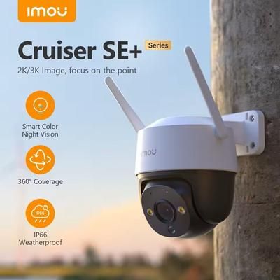 Outdoor Wi Fi Security Camera With AI Motion Detection And 8X Zoom cruiser Se+ 2mp uk