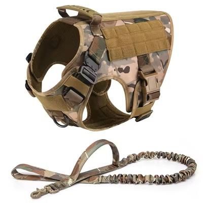 Tactical Dog Harness And Leash Set For Training And Outdoor Use cp m(15 30kg) 2 piece Set
