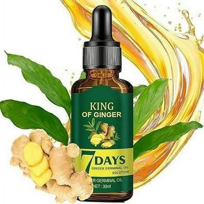Ginger Hair Growth Germinal Oil Regrow 7 Days Ginger Germinal Serum For Nourishing Hair Roots Ginger Hair Growth Germinal Oil Regrow 7 Days Ginger Germinal Serum For Nourishing Hair Roots