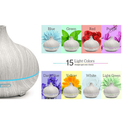 ZenMist 500ML Ultrasonic Essential Oil Diffuser With Remote Control & LED Light white