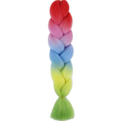 Jumbo Braids Extensions Synthetic Braiding Hair Kanekalon Afro Ombre Color Hair For Kids Children Crochet Twist Braid zitong e4 24inches