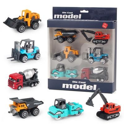 Alloy Engineering Truck Toy Car Durable Construction Vehicle Set For Kids | Excavator, Loader & Tractor Toys For Kids multi