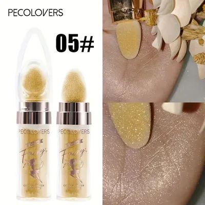 Shimmer Fairy Powder, White Purple Blue Loose Highlighter Face Body Glitter, Wand Makeup Bronzer, Illuminator Cosmetic 05