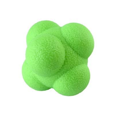 Hexagon Reaction Ball Agility Training Ball For Basketball Football Kids Adult Coordination Reflex Sports Fitness Training Ball green