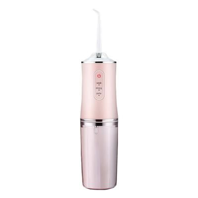 Portable Smart Electric Oral Irrigator, Rechargeable Water Flosser For Dental Care pink