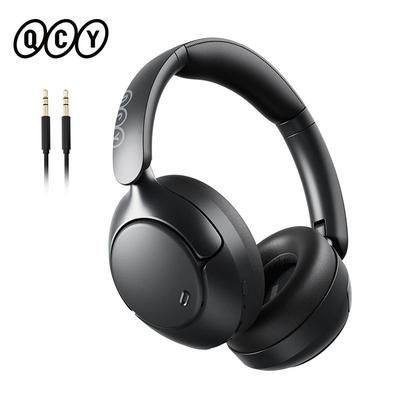 QCY Pro ANC Wireless Headphone With Hi Res Spatial Audio, Noise Canceling, LDAC Bluetooth Over Ear Headset For Gaming black