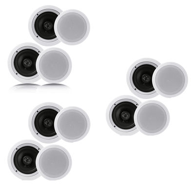 Pyle 6.5 200W In Ceiling Wall 2 Way Speaker System Pair (3 Pack) Flush Mount Home Audio Speakers Pyle 6.5 200W In Ceiling Wall 2 Way Speaker System Pair (3 Pack) Flush Mount Home Audio Speakers