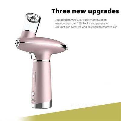 High Pressure Nano Oxygen Injector, Skin Hydration & Repair Spray Gun pink